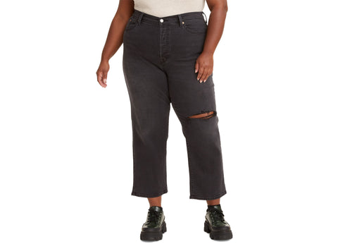 Trendy Plus Size Wedgie Straight-Leg Jeans
